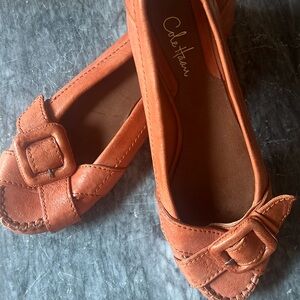 Cole Haan Womens Leather Driving Loafers Sz 6.5M